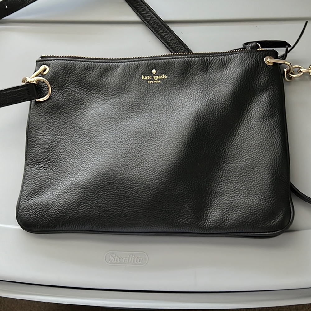 Black Leather Kate Spade Crossbody